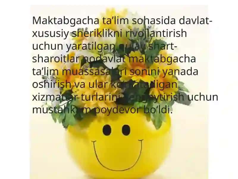 O’zbekiston Respublikasi Maktabgacha Ta’lim Tizimini 2030-yilgacha Rivojlantirish Konsepsiyasi 4