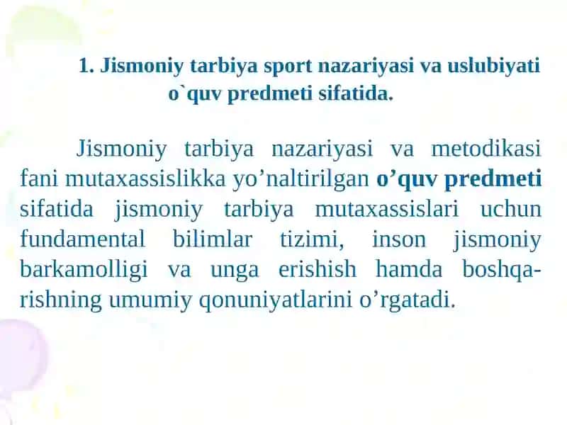 Jismoniy tarbiyaning umum pedagogik va maxsus uslublari 4