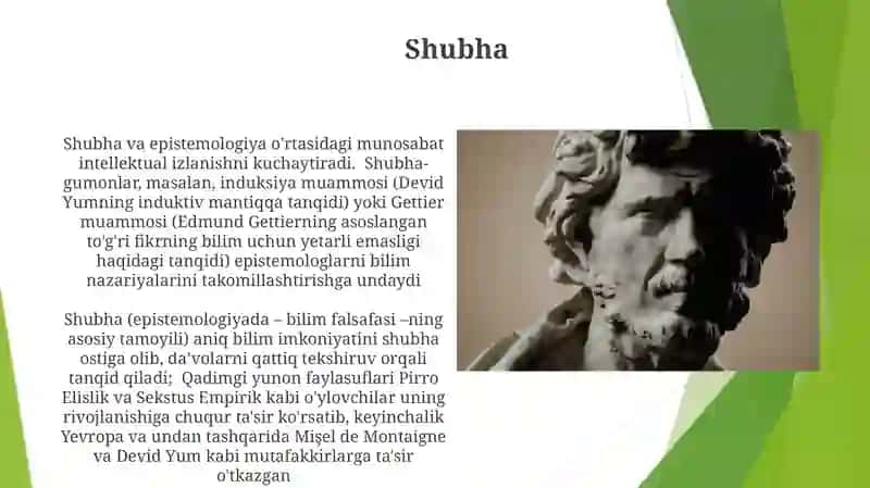 Gnosologiya bilish haqidagi falsafiy taminot 4