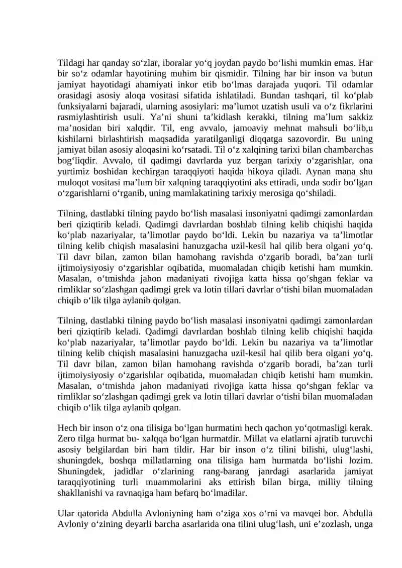 Til taraqqiyotining xalq tarixi bilan bog’liqligi 4