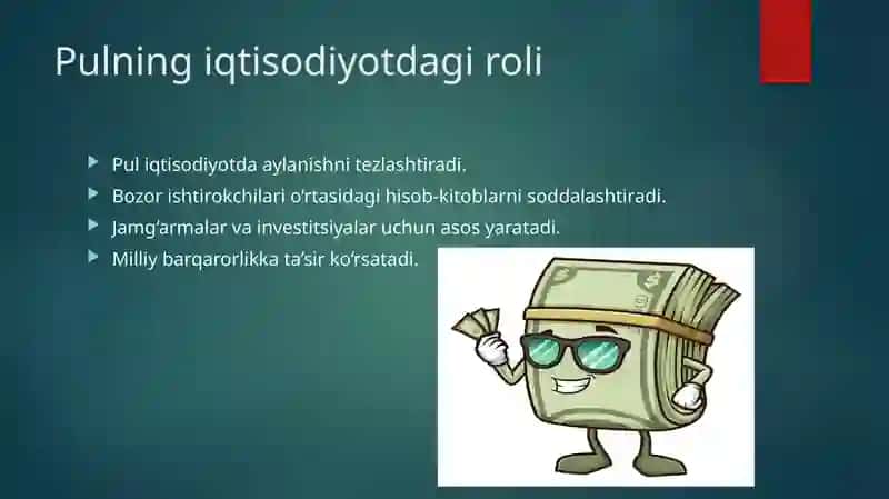 Pul va shaxsiy moliyaviy rejalashtirish 4