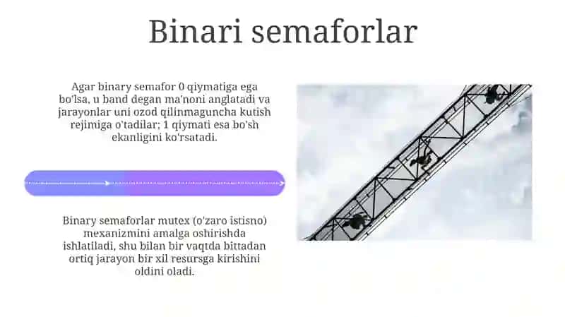 Jarayonlarni boshqarishda semaforlar tushunchasi 4