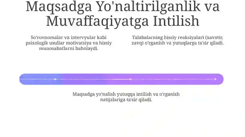 O‘quv motivasiyalari va o‘quvchilarning o‘qishga emosional munosabatlarini o‘rganish psixologik metodikalari 4