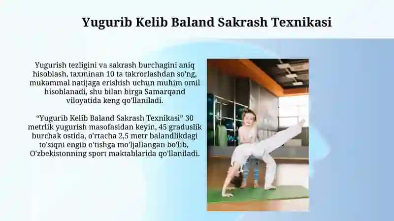 Sakrash Texnikasini O'rgatish 4