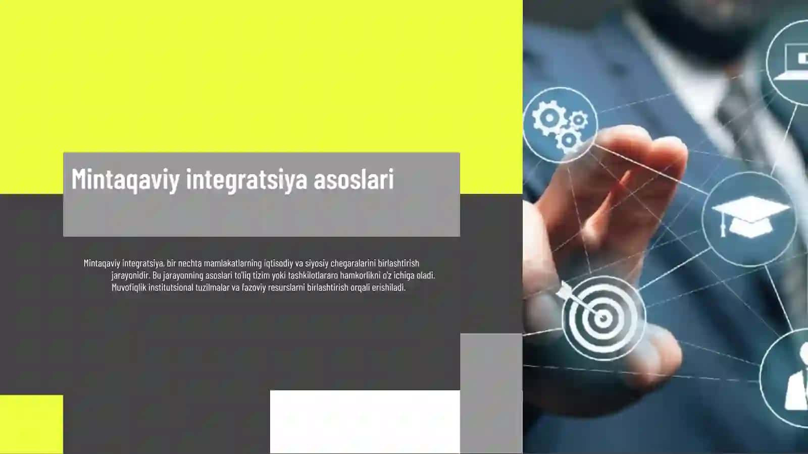 Mintaqaviy iqtisodiy integratsiyasi institutsional muvofiqlik masalalari 4