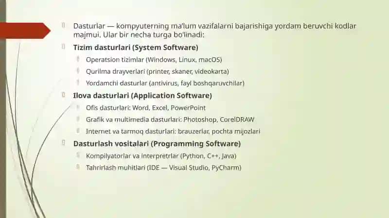 Dasturturlari.Windows 4