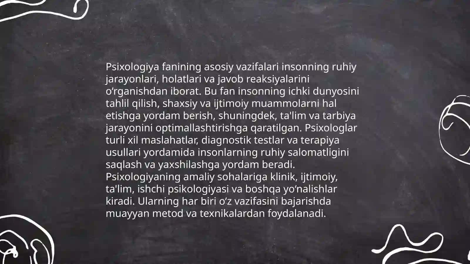 Psixologiya fanining maqsad va vazifalari 4