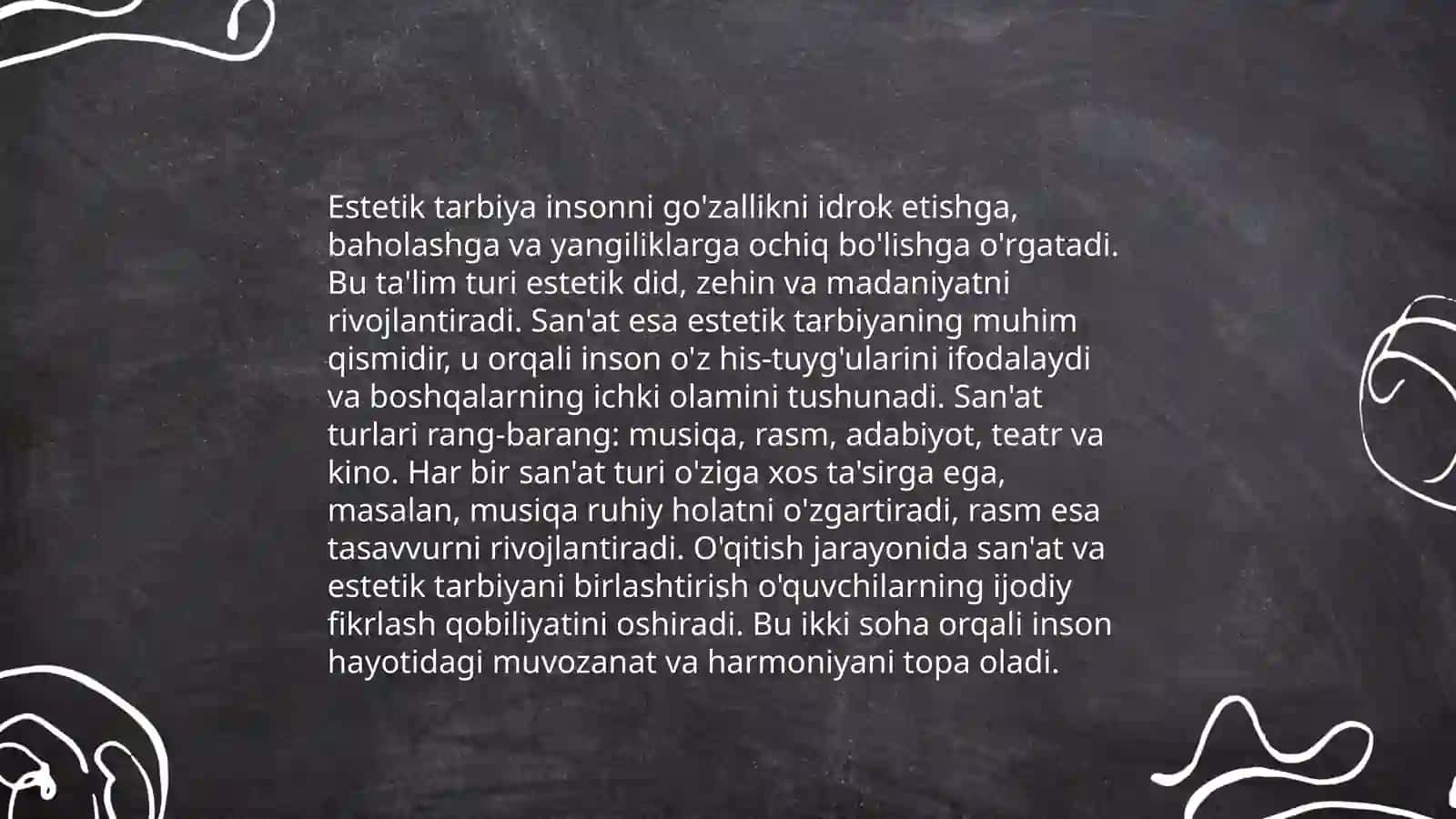 Jismoniy va estetik tarbiya 4