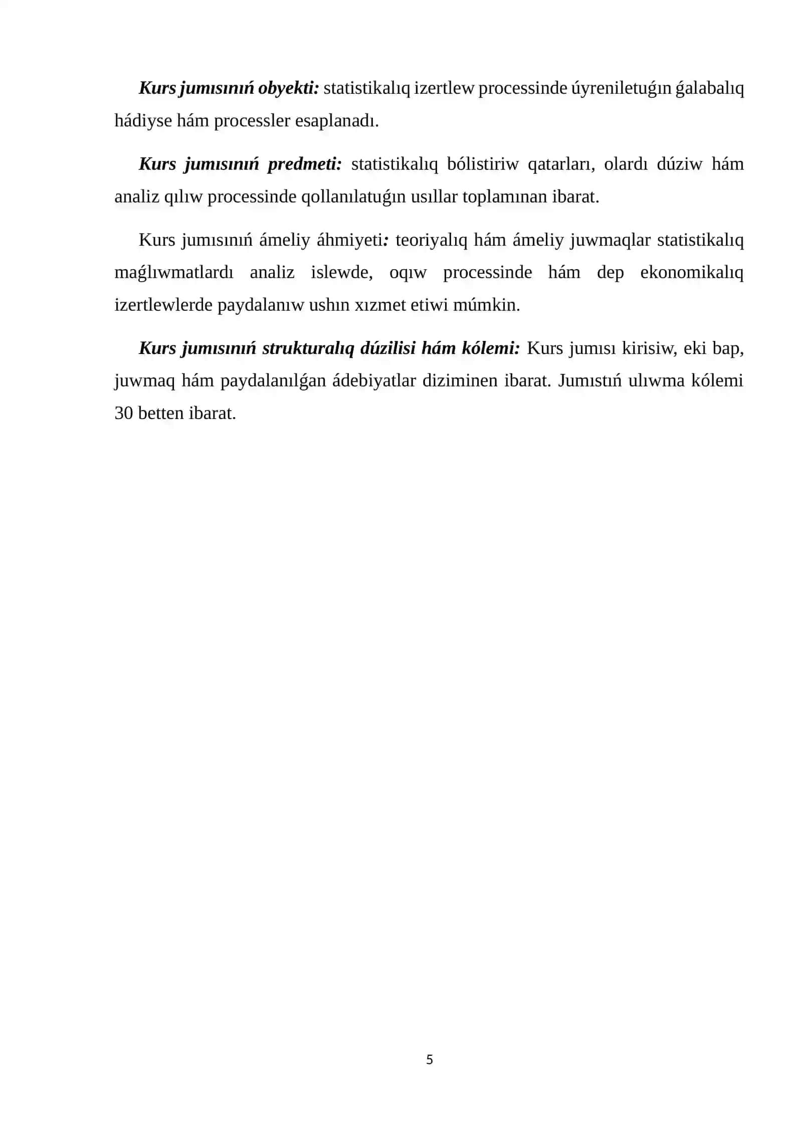 Statistikalıq bólistiriw qatarların dúziw hám olardı analizlew usılları 4