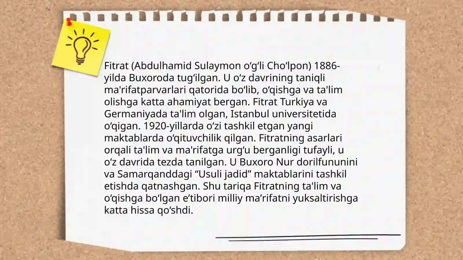 Abdurauf Fitrat hayoti va ijodiy faoliyati 4