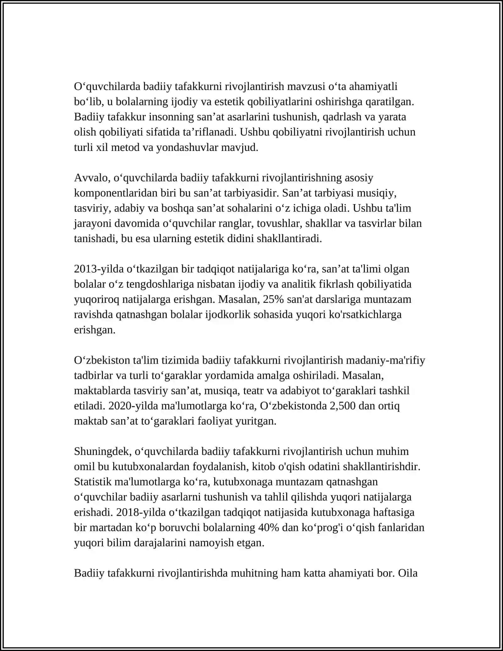 TASVIRIY SANAT OQITISH TEXNOLOGIYASI FANINI MAQSADI VA VAZIFALARI 4