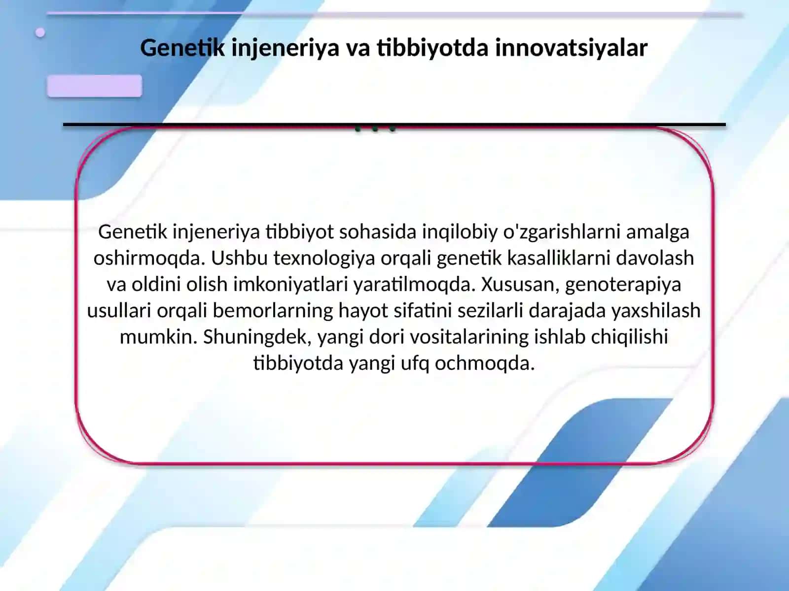 Genetik injeneriya va qishloq xo'jaligida yutuqlar 4
