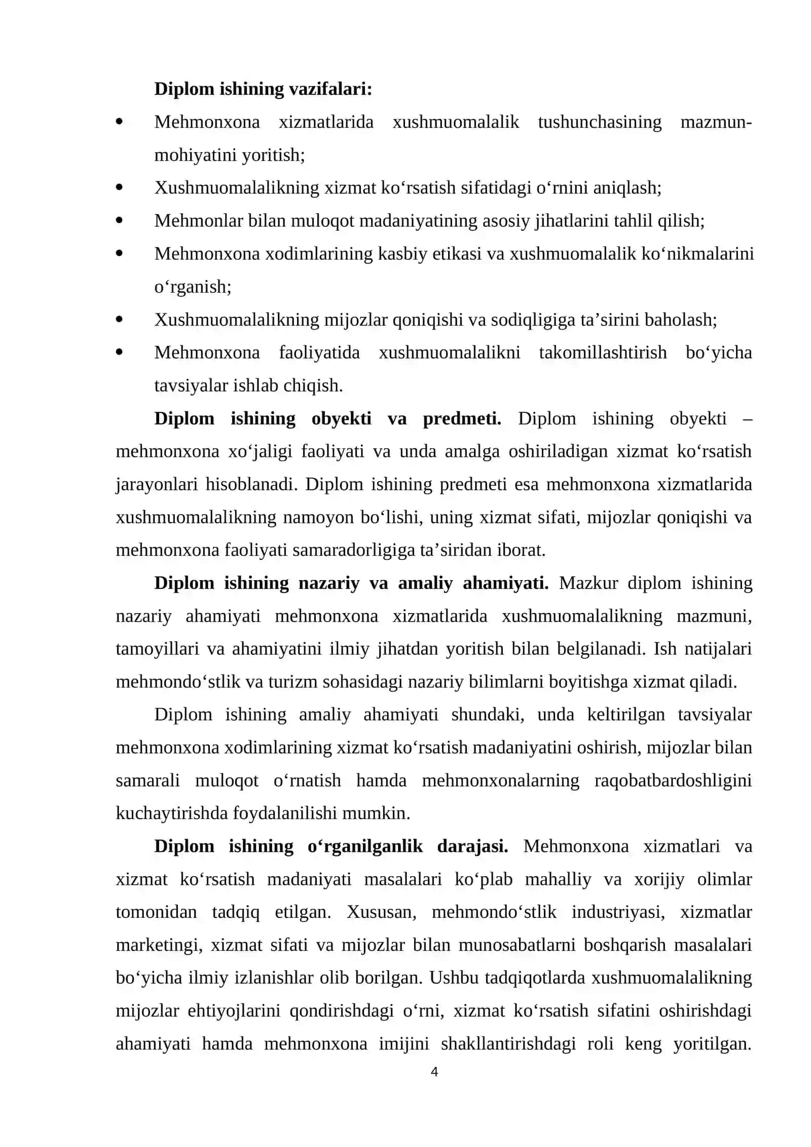 Mehmonxona xizmatlarida xushmuomalalikning ahamiyati 4