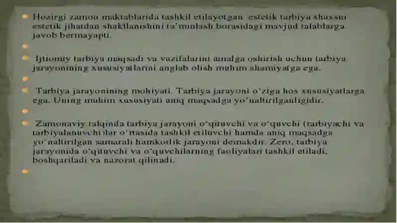 TARBIYA PSIXOLOGIYASI 4