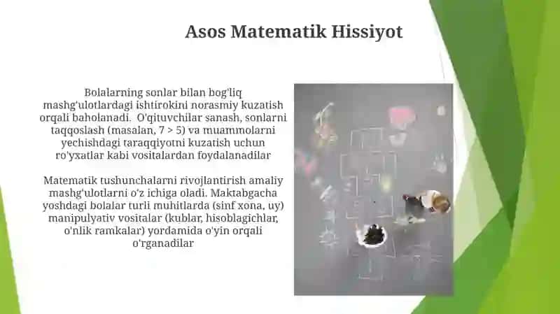 Bog'cha yoshidagi bolalarni matematik tasavvurlarini shakllantirish 4