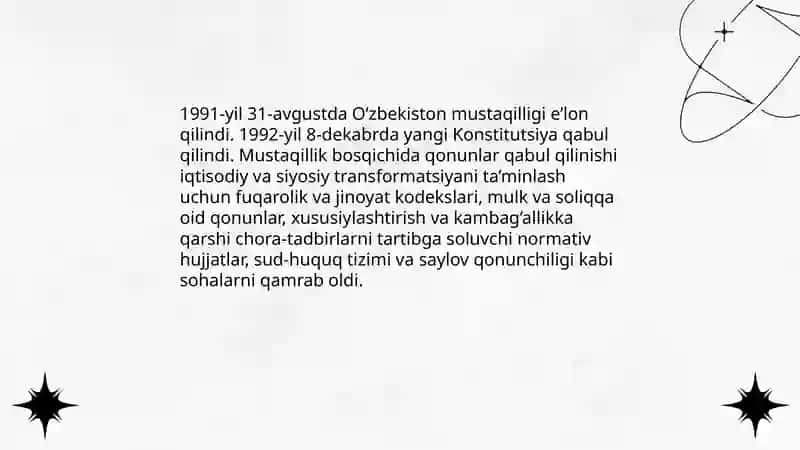 Mustaqilikka Erishish Darajasida O'zbekistondagi Ijtimoiy Siyosiy Jarayonlar 4