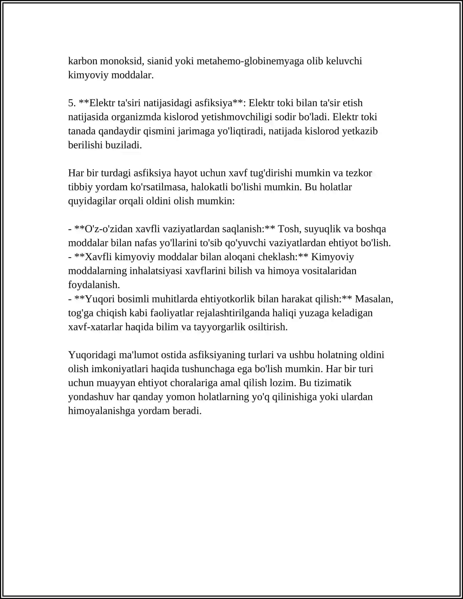 ASFIKSIYANING TURLI VARIANTLARIDA ÖLIMNING VUJUDGA KELISH MEXANIZMI 4