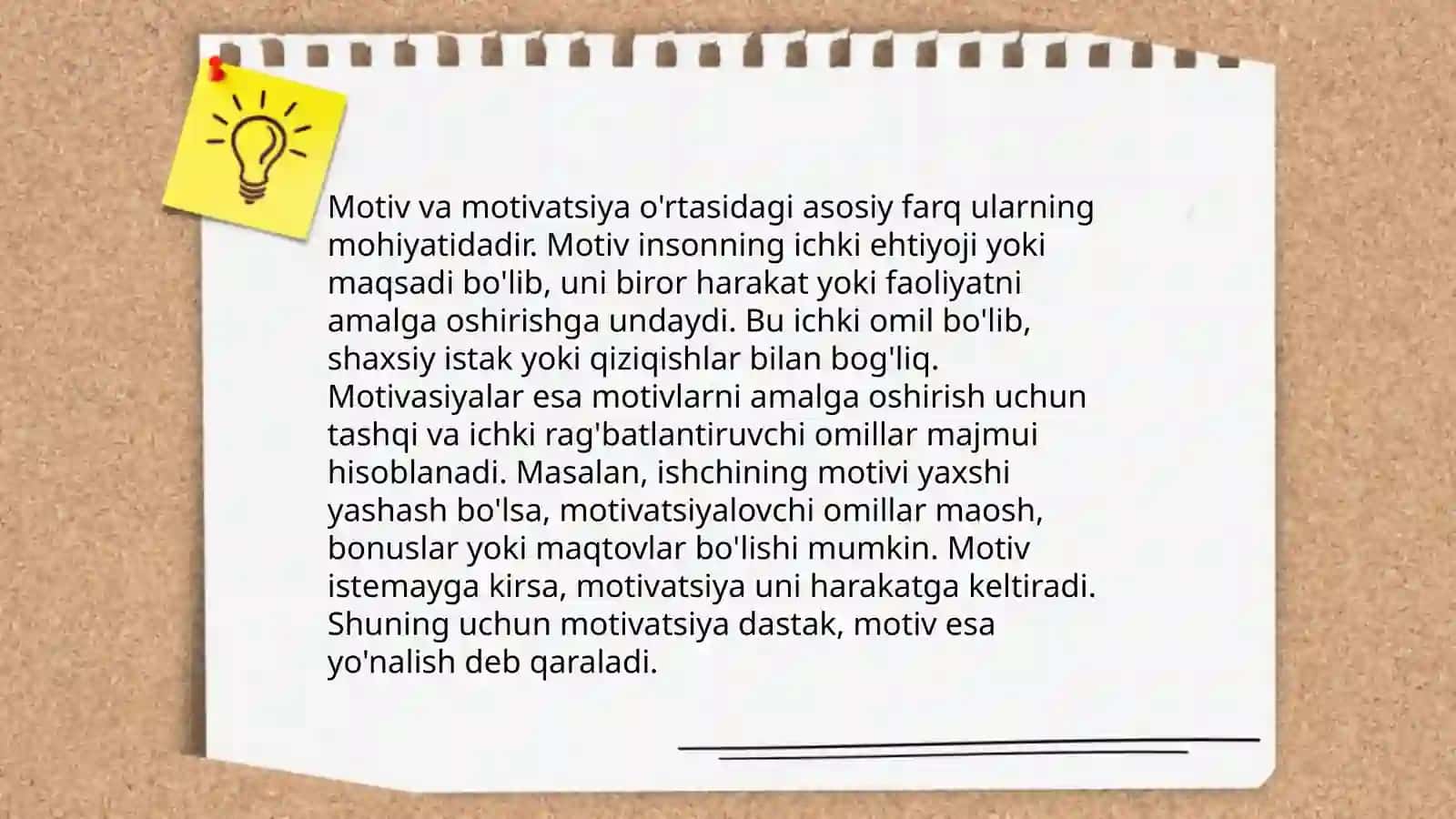 xorij psixologiyasida motiv va motivatsiya muammosi 4