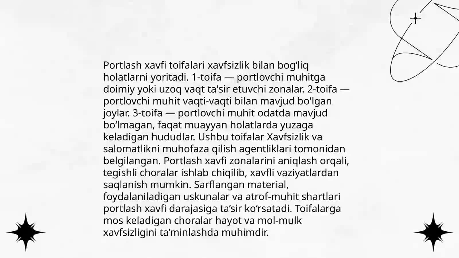 Yongʻin xavfi toifalari 4