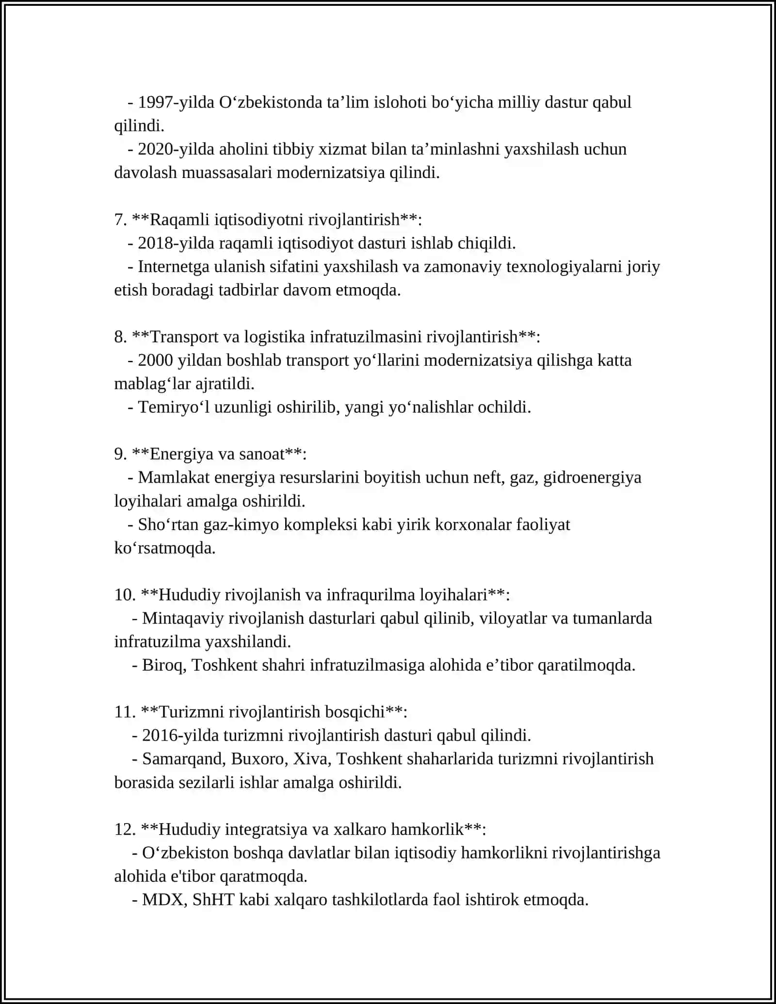 YANGILANAYOTGAN OʻZBEKISTON: MILLIY TIKLANISHDAN – MILLIY YUKSALISH SARI 4