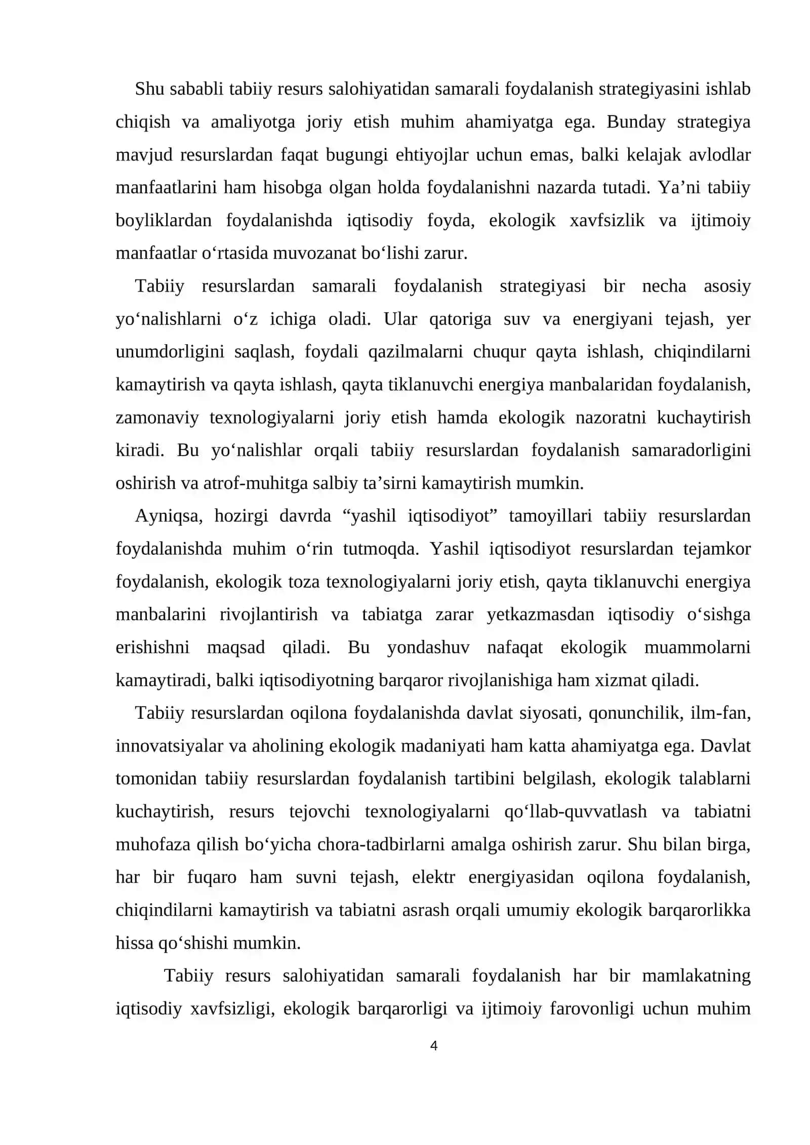 Tabiiy resurs saloxiyatidan samarali foydalanish strategiyasi 4