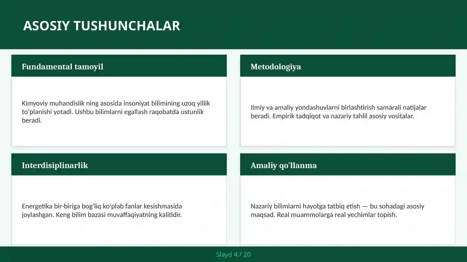 Kimyoviy muhandislik 4
