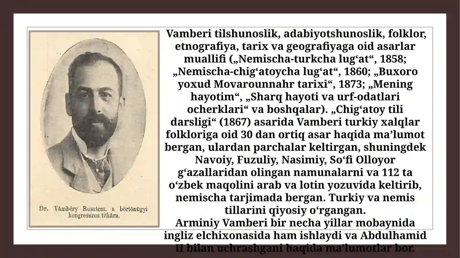 Herman Vamberi. «Buxoro yoxud Movarounnahr tarixi» asari 4