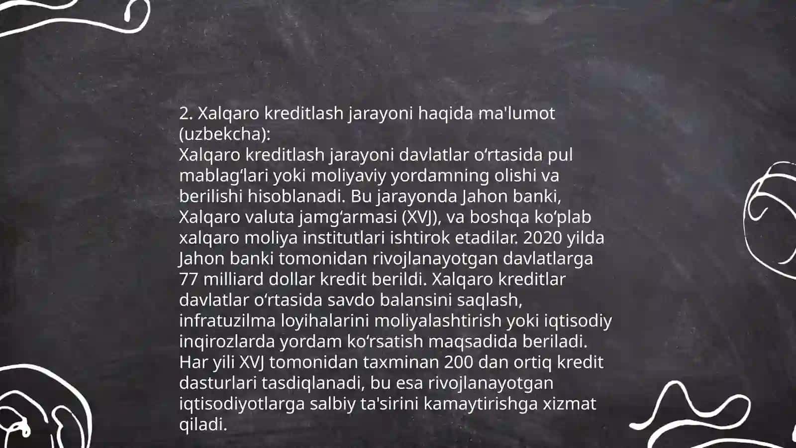 Xalqaro kreditlar 4