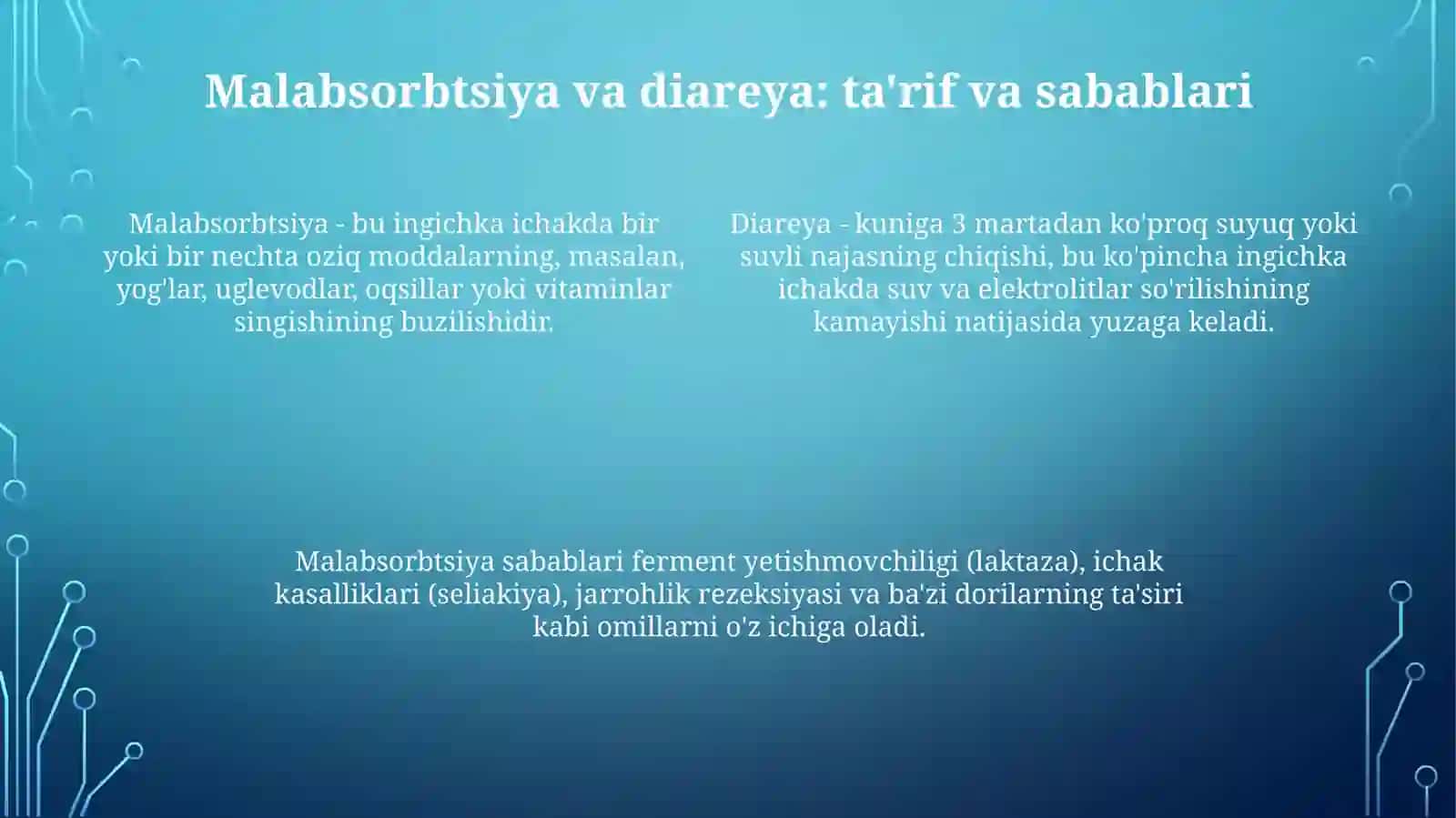 Ichakishemikkasalligi.Malabsorbsiyavadiarreya 4