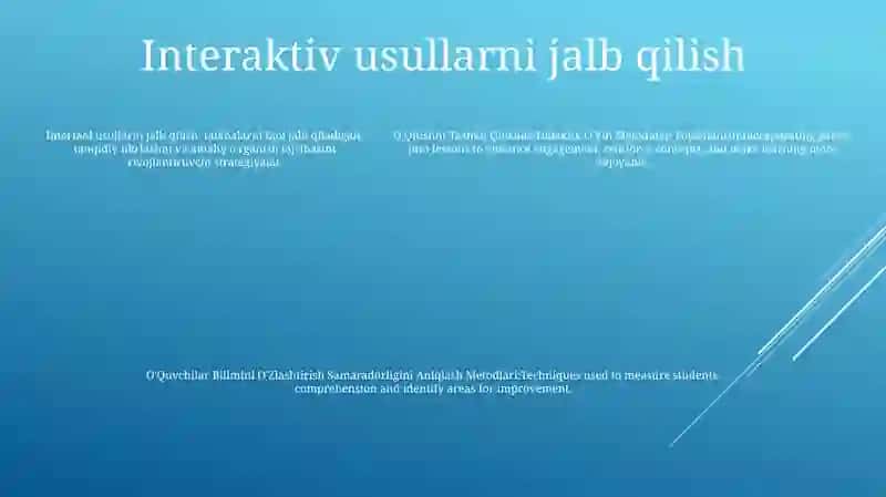 Didaktik O'Yin Metodlari 4