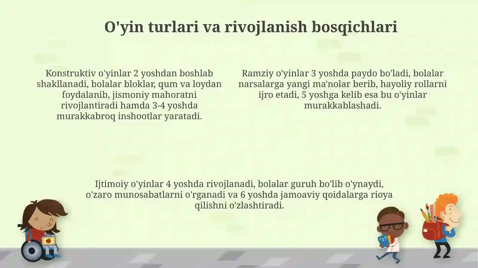 O'yin: Ta'rif, Turlari va Bosqichlari 4