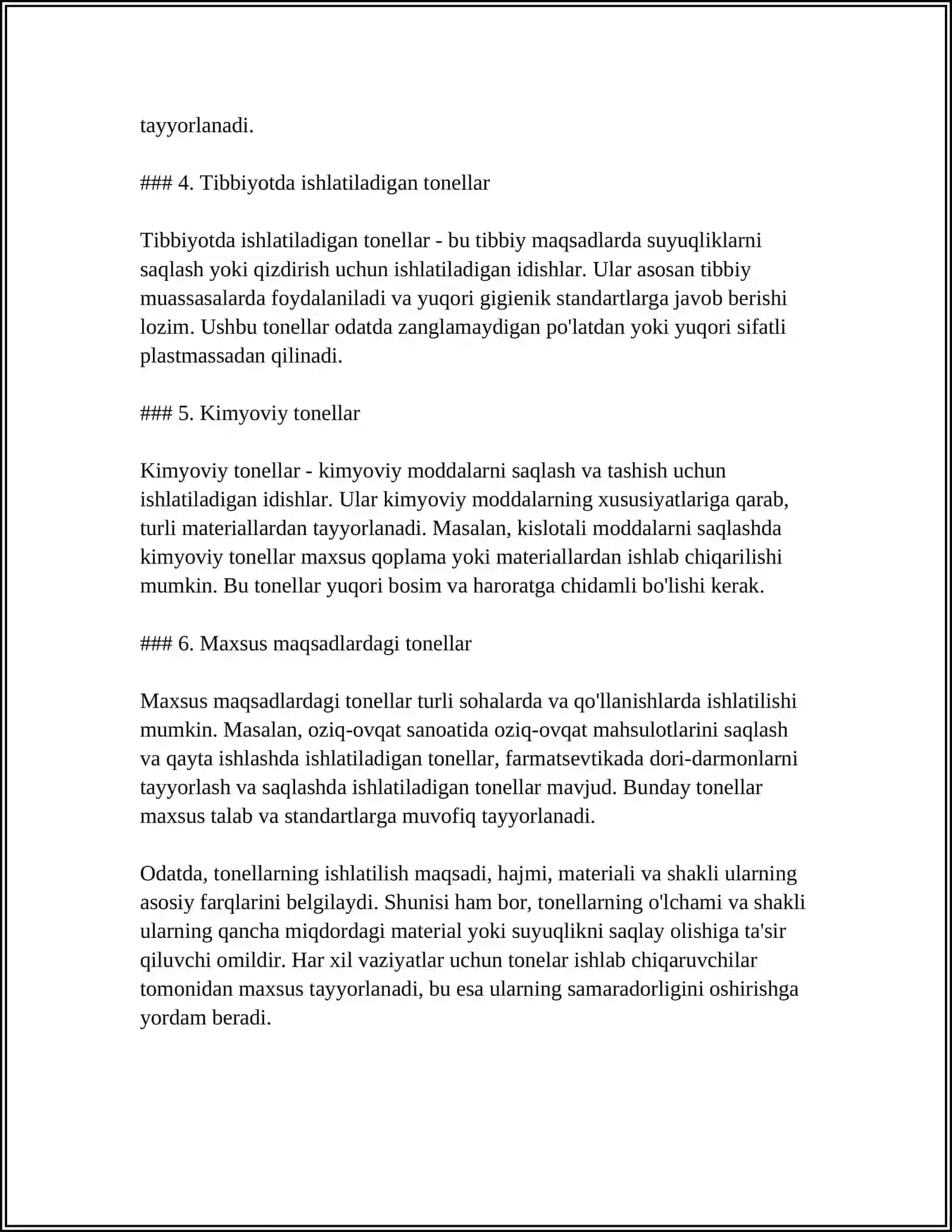 TONELLAR, AVTOMOBIL VA TEMIRYO’L TONELLARI HAQIDA VA ULARNING QURILISH JARAYONI 4