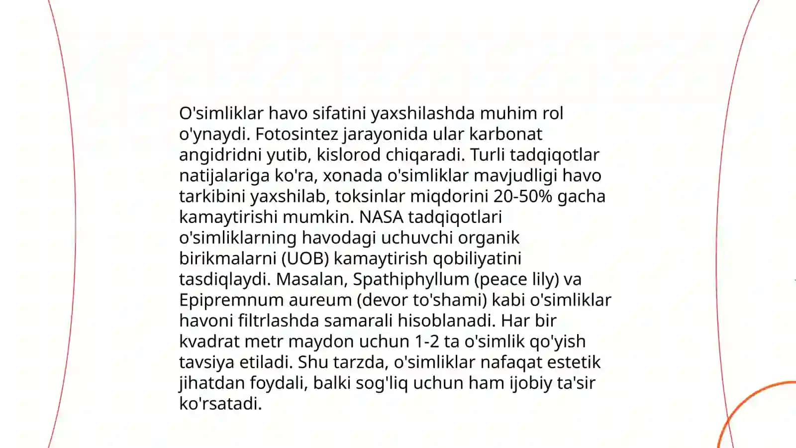 O‘simpliklarning inson va biosfеradagi ahamiyati 4