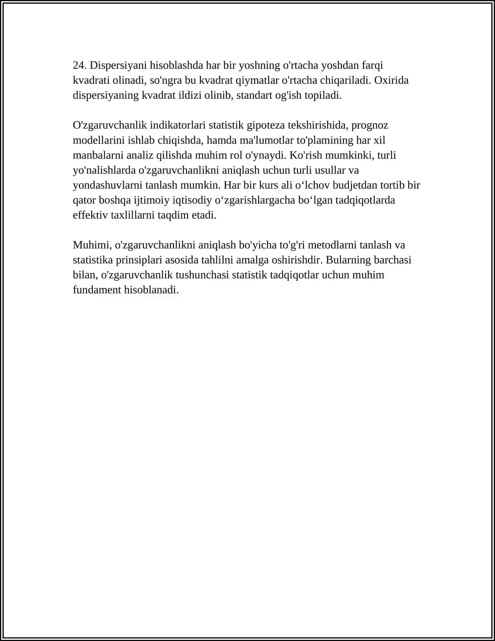 O'ZGARUVCHANLIK:XILMA-XILLARI VA TIBBIYOTDAGI O'RNI 4
