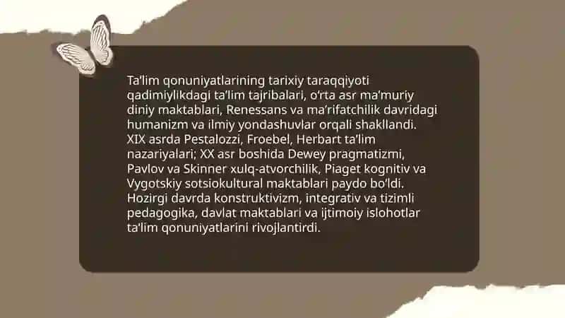 Taʼlim qonuniyatlarining nazariy asoslari 4