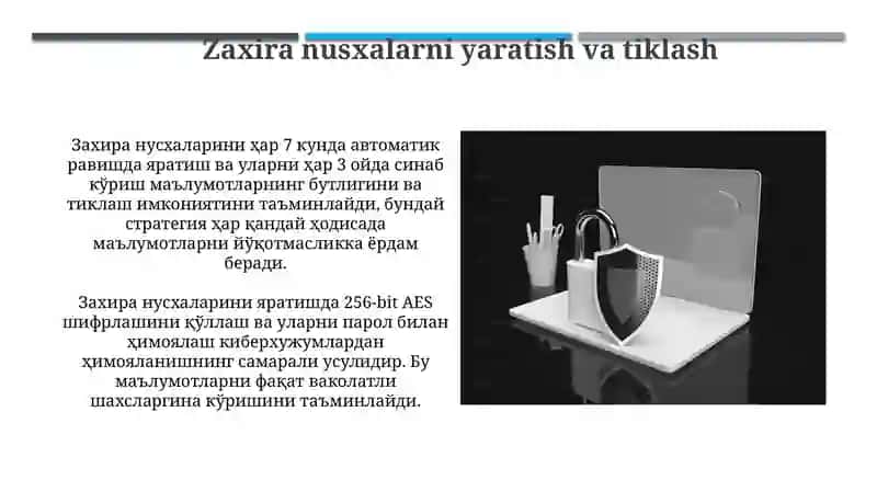 Axborot Xavfsizligini Ta'minlash Usullari 4