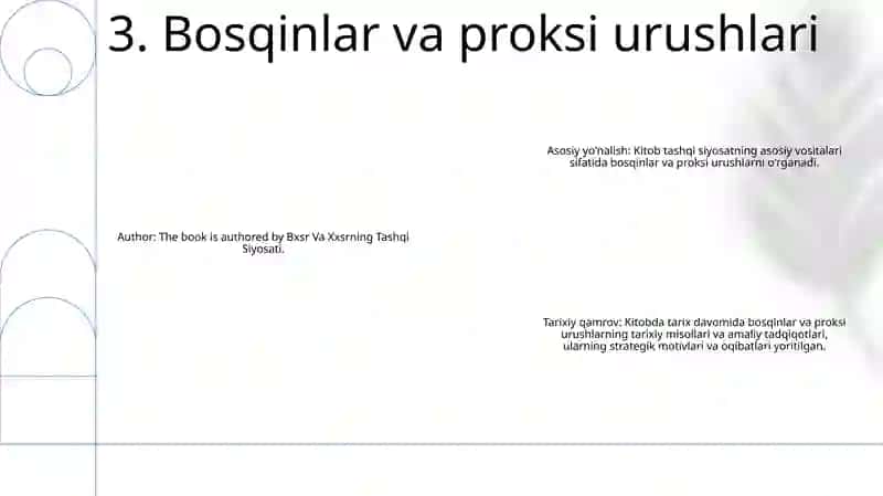 Bxsr Va Xxsrning Tashqi Siyosati 4