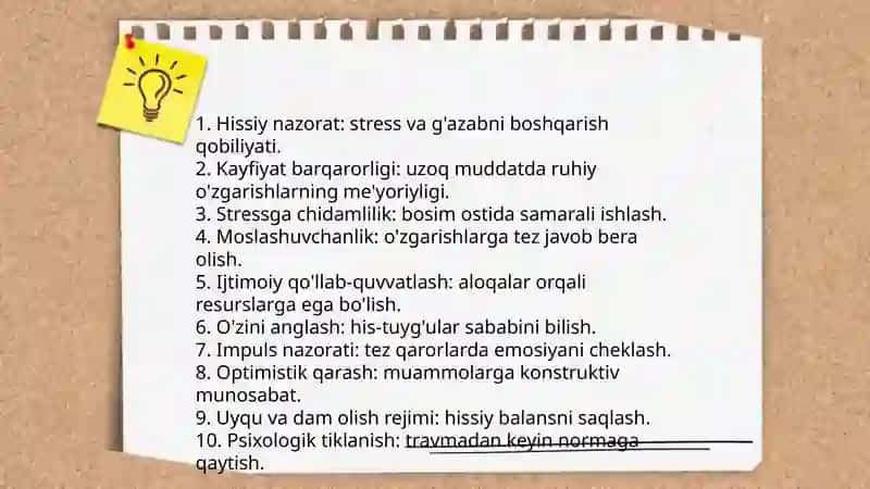 Psixologiya salomatlik mezonlari 4