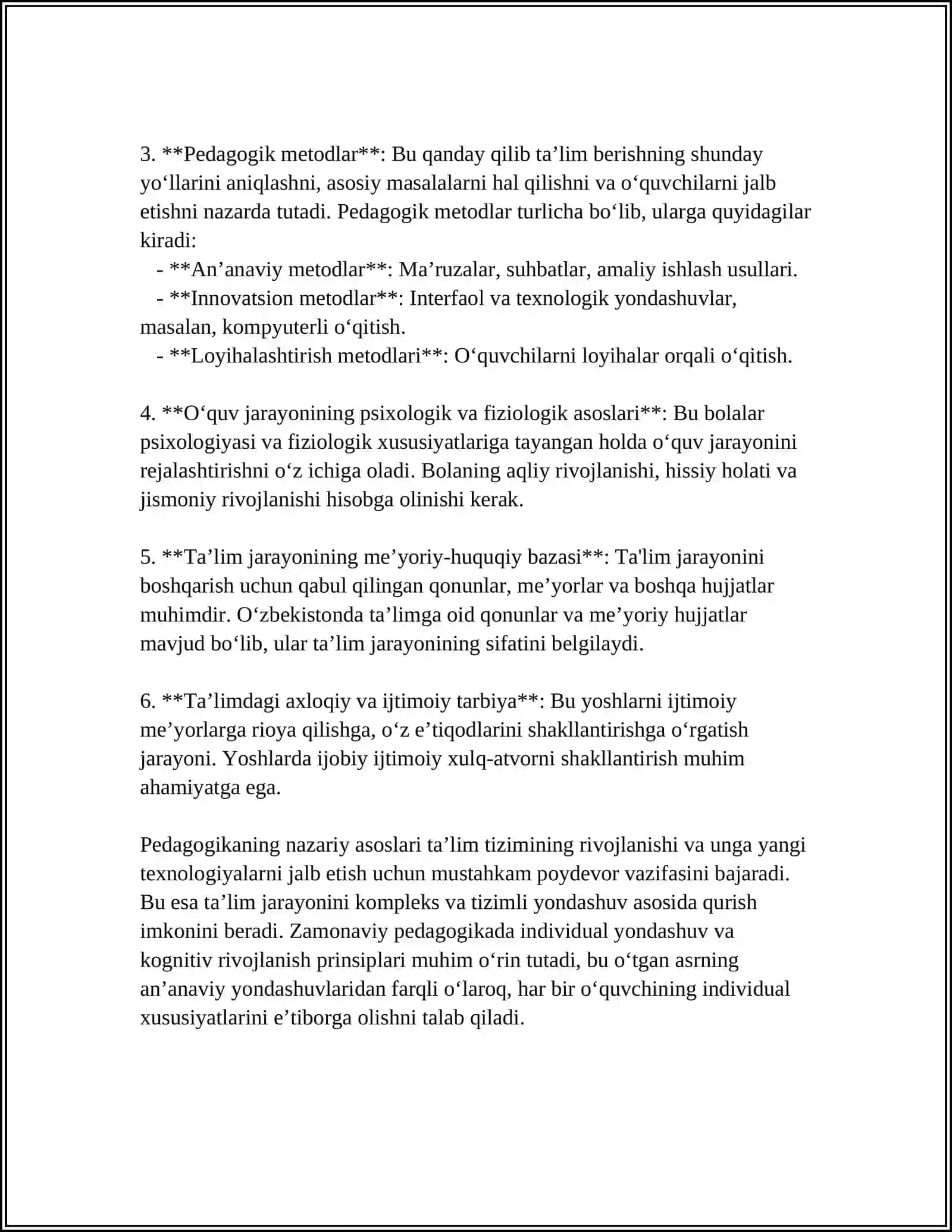QOʻQON DAVLAT PEDAGOGIKA INSTITUTI PEDAGOGIKA VA IJTIMOIY FANLAR KAFEDRASI 4