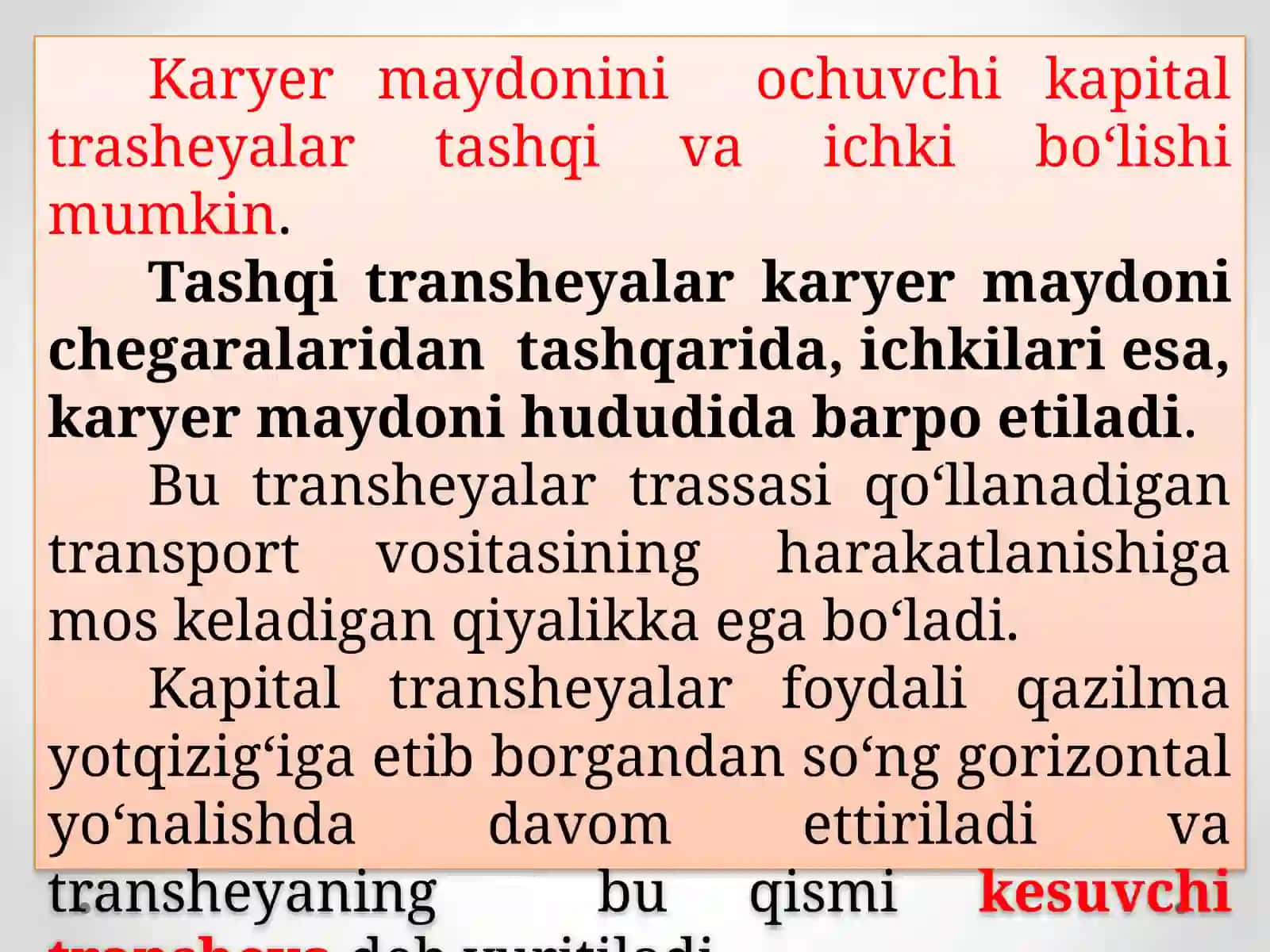 Pog'ona va uningelementlari.Karyer maydoni va uni ochishishlari 4