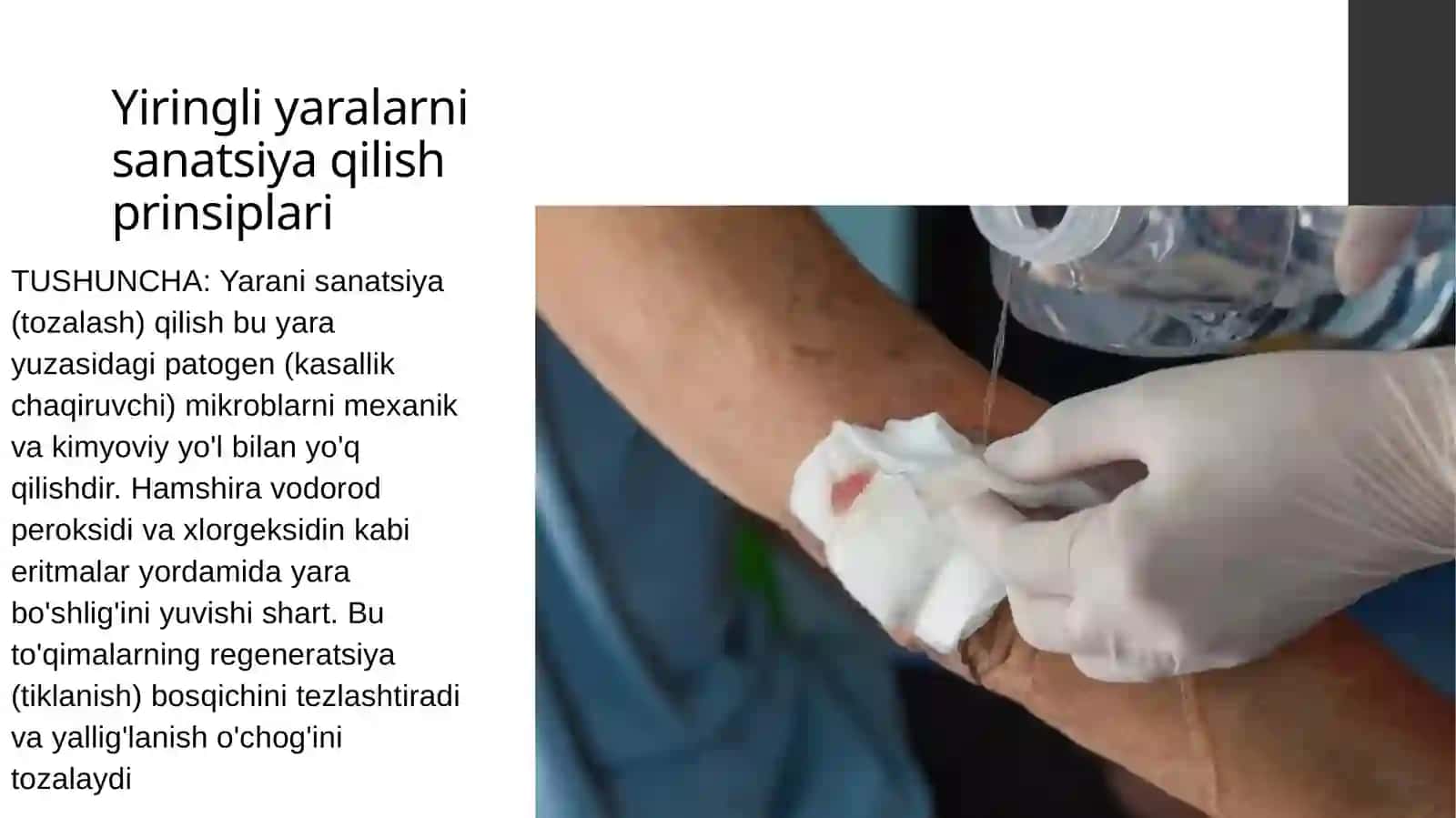 yiringli xirurgik kasalliklar bilan og'rigan bemorlarni parvarishi va xususiyatlari 4