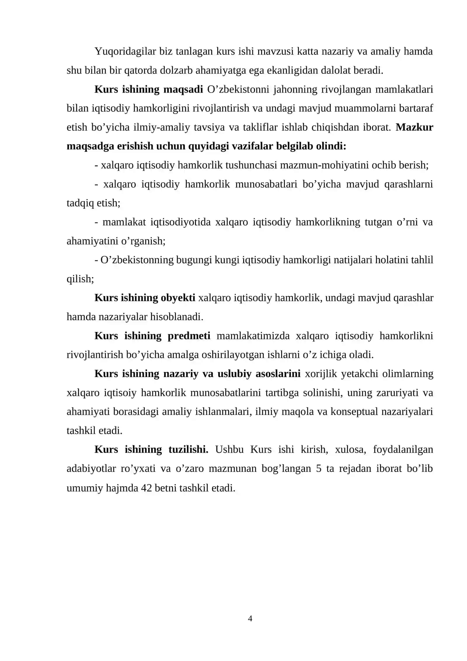 O'zbekistonning jahonning rivojlangan mamlakatlari bilan iqtisodiy hamkorligi 4