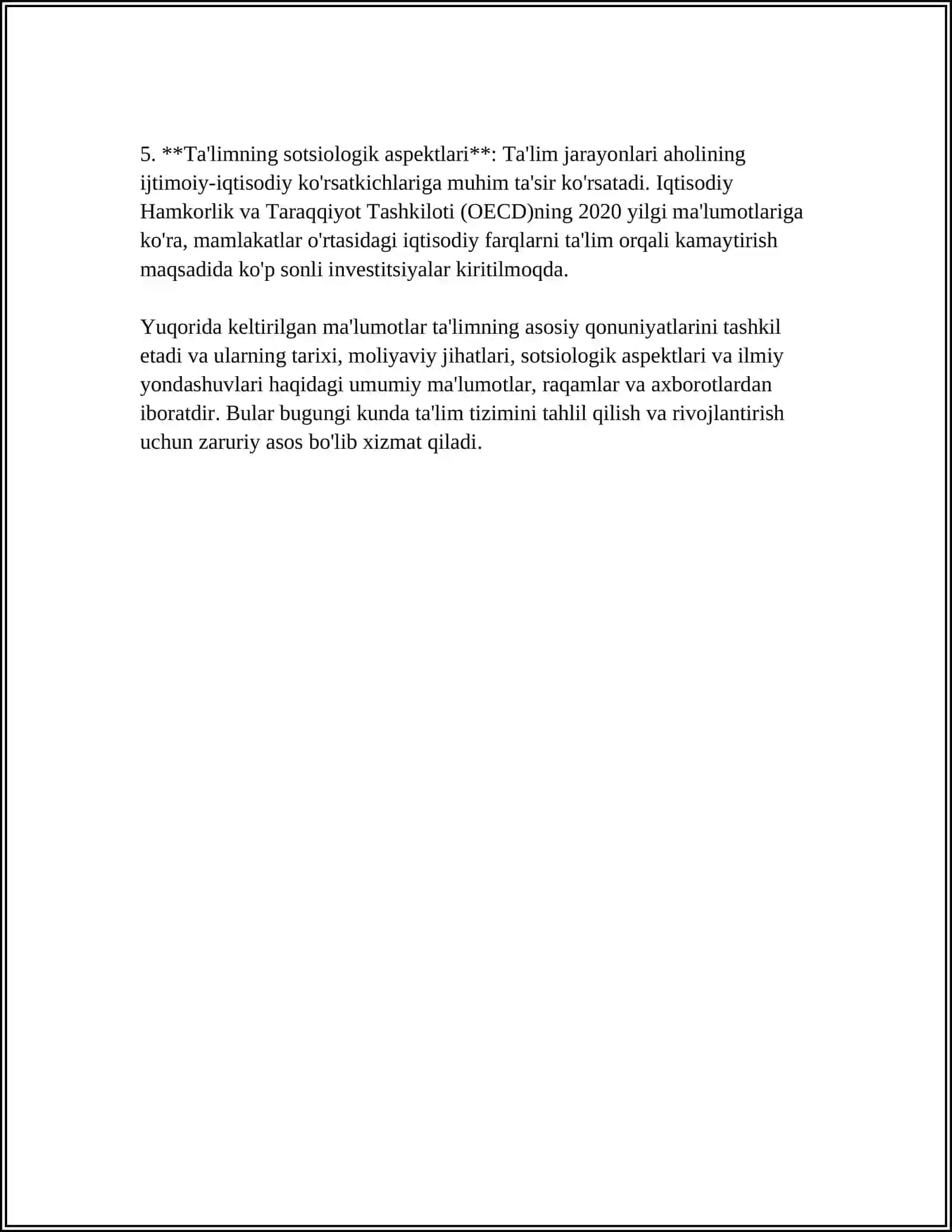 TA'LIM QONUNIYATLARI VA TAMOILLARI 4