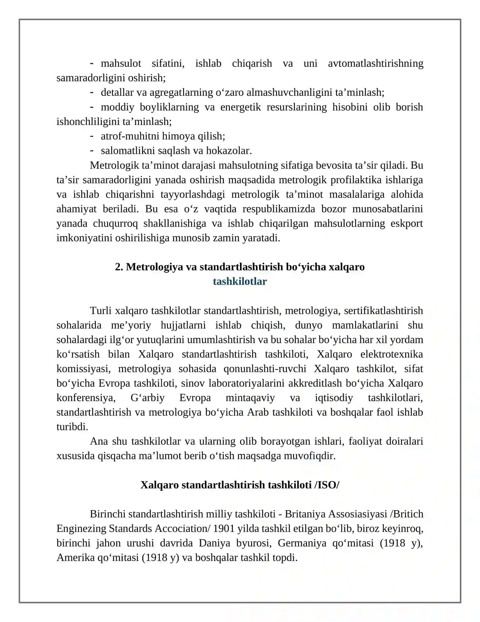 Metrologik xizmat va metrologik ta’minot 4