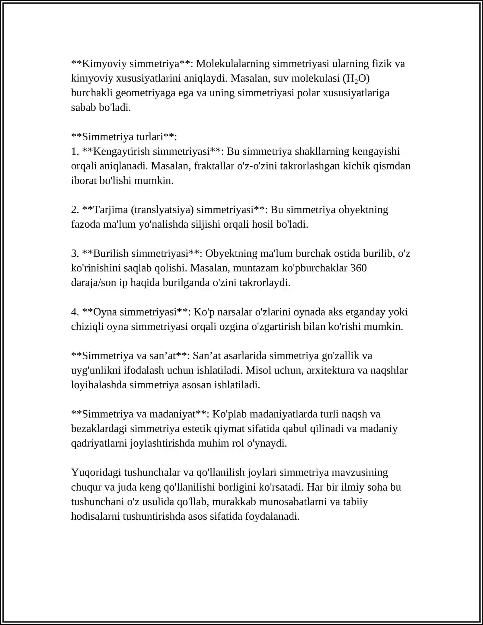 BOSHLANGʻICH SINFLARDA SIMMETRIYA TUSHUNCHASI BILAN TANISHISH 4