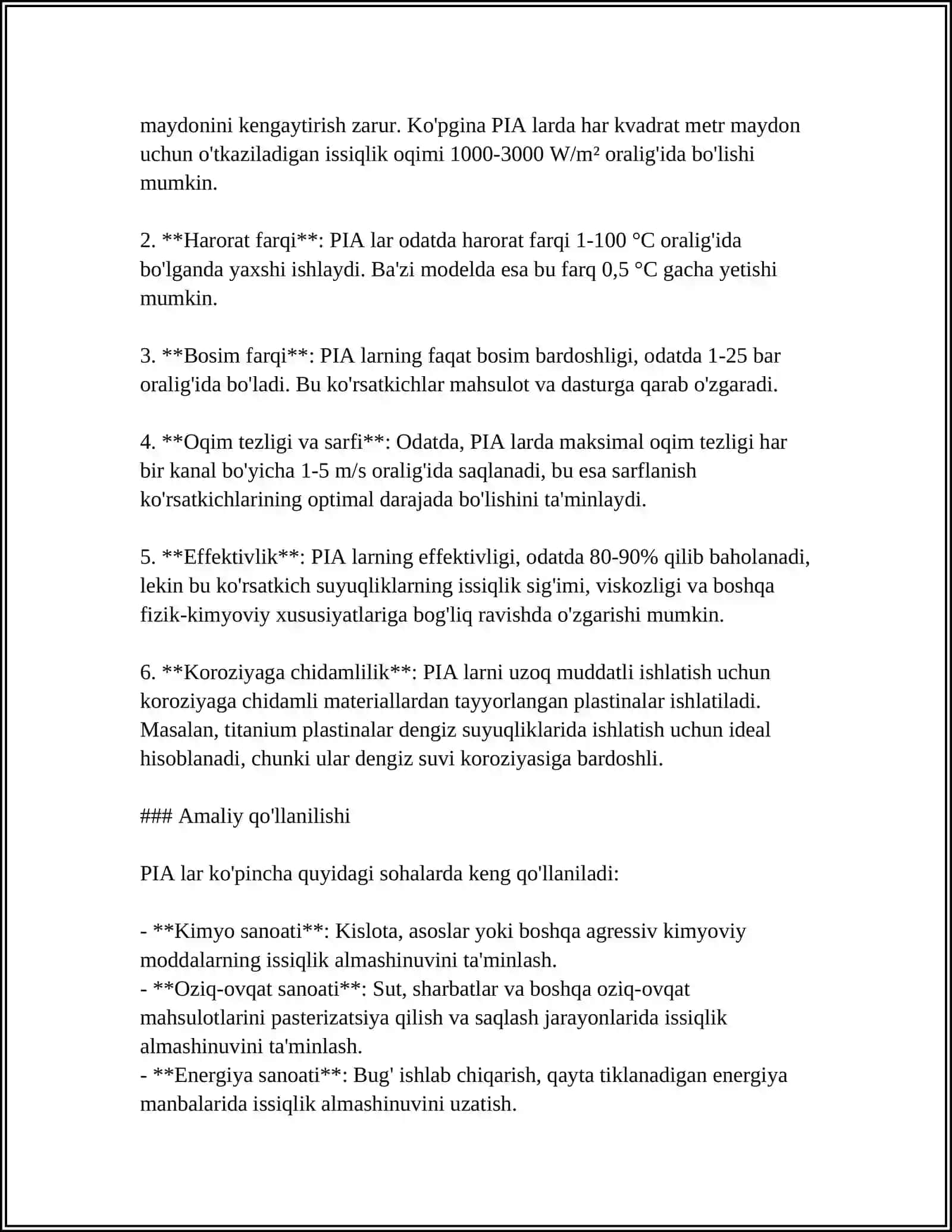 BUTANOLNI SOVUTISH UCHUN PLASTINALI ISSIQLIK ALMASHINISH QURILMALARI 4