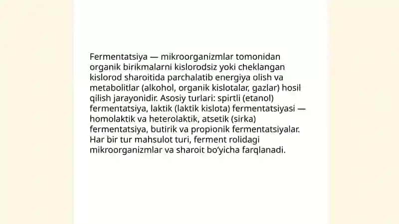 Biotexnologiyaning asosiy maqsadi 4