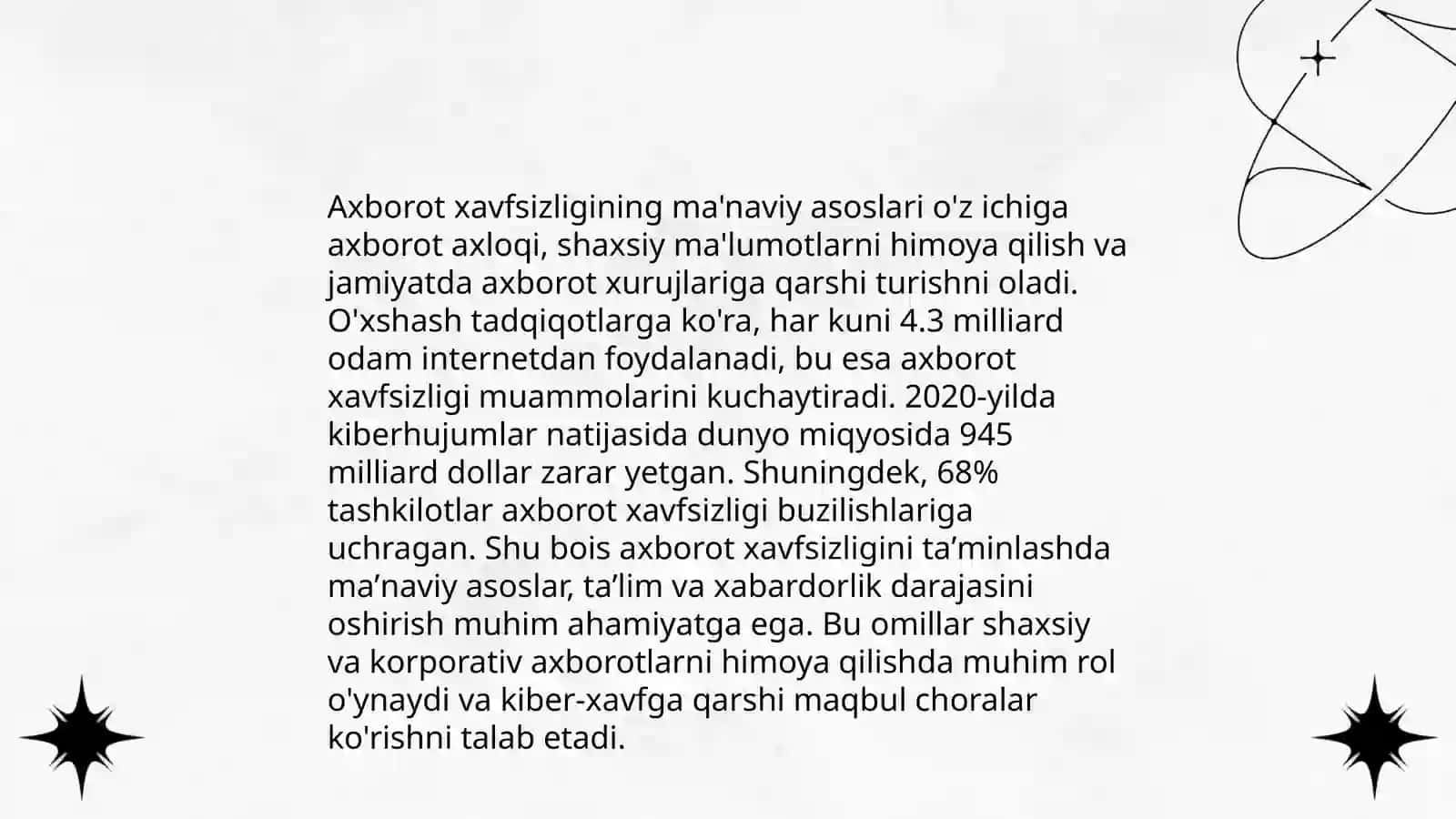 Oʻzbekistonda axborot xavfsizligi tushunchasi 4