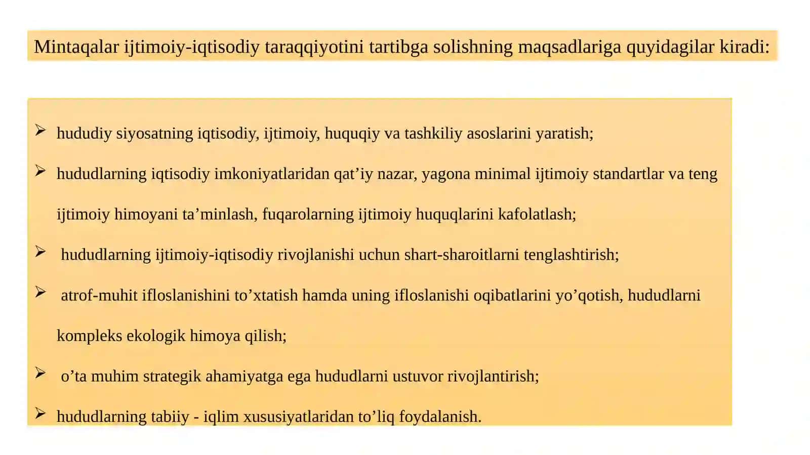 Mintaqa iqtisodiyotini tartibga solishning xorij tajribasi 4