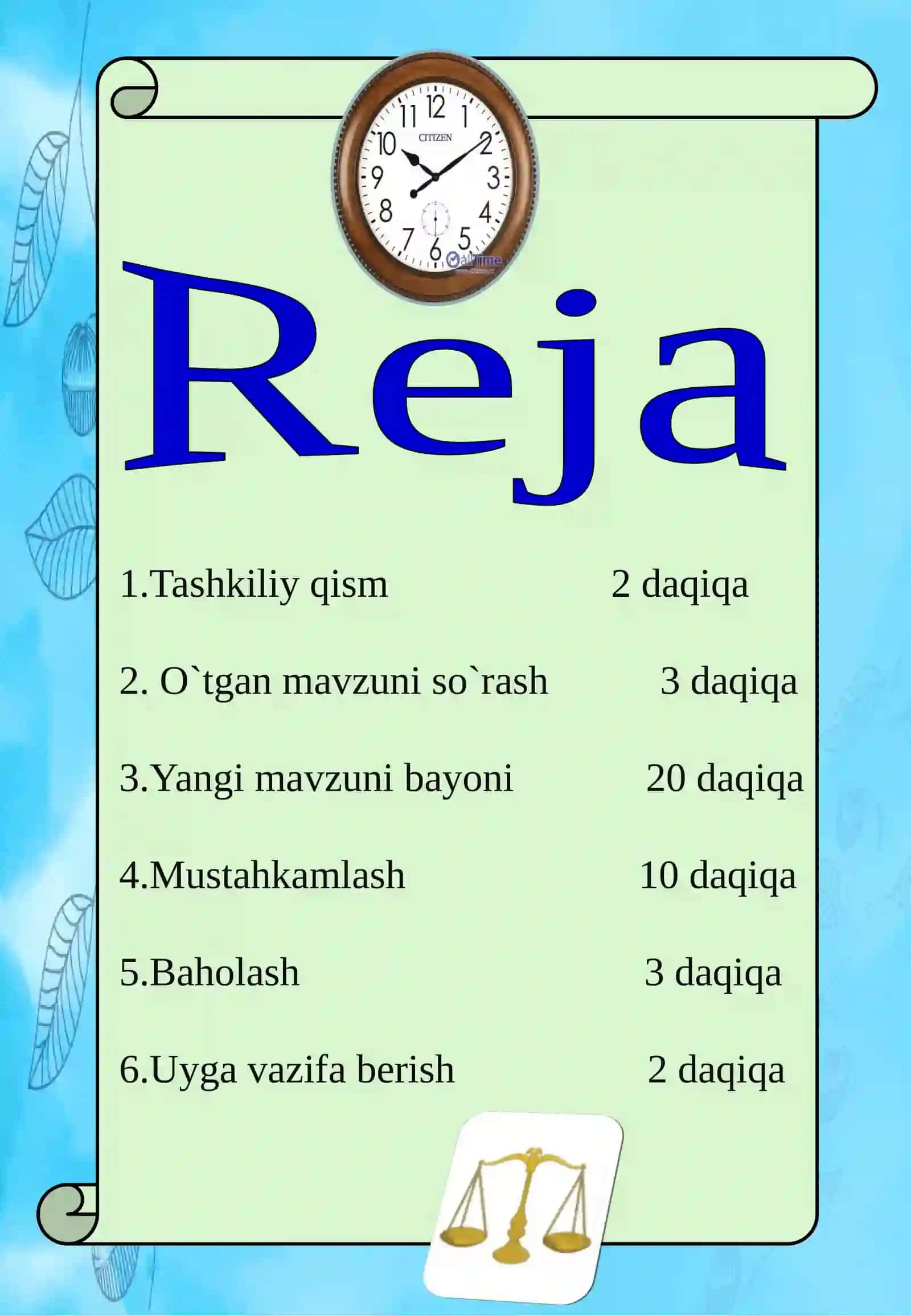 5-sinf Ona tili dars ishlanma. Nutq tovushlari va harf 4